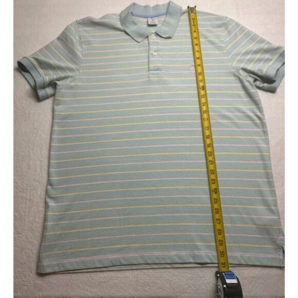 Brooks Brothers Polo Shirt MENS XXL Pastel Striped Easter - Picture 4 of 5
